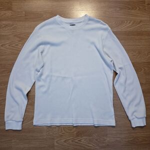 GAP Men's Crewneck Knit Shirt in White